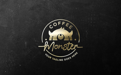 Golden Logo Mockup PSD Template Vol 08