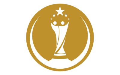 Golden Trophy Cups And Awards Logo 18