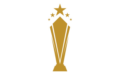 Golden Trophy Cups And Awards Logo 4