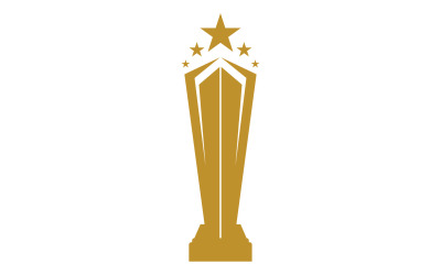 Trophée d&amp;#39;or coupes et récompenses Logo 7