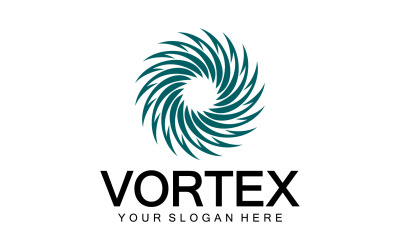 Vortex Circle Ring Vector Logo Modèle 10