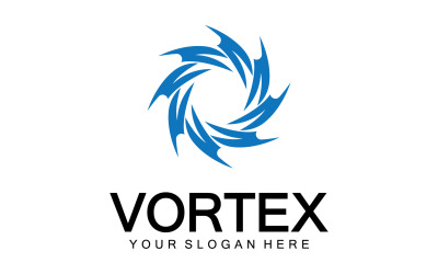 Vortex Circle Ring Vector Logo Modèle 18