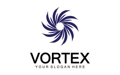 Vortex Circle Ring Vector Logo Modèle 19