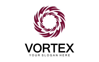 Vortex Circle Ring Vector Logo Modèle 20
