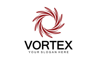 Vortex Circle Ring Vector Logo Modèle 9