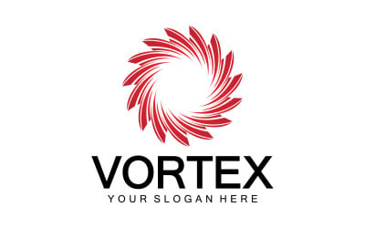 Vortex Circle Ring Vector Logo Tempate 13