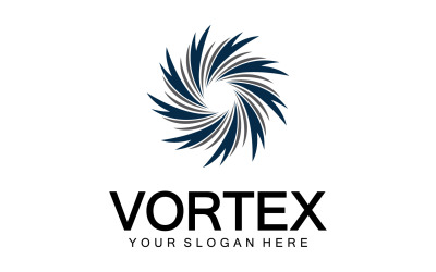 Vortex Circle Ring Vector Logo Tempate 17