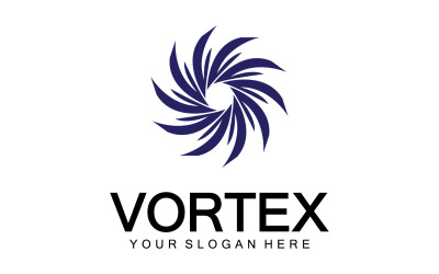 Vortex Circle Ring Vector Logo Tempate 19