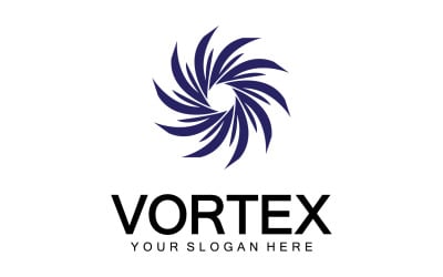 Vortex Circle Ring Vector Logo Tempate 19
