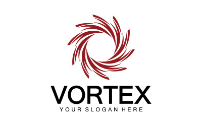 Vortex Circle Ring Vector Logo Tempate 9