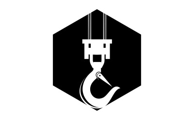 Żuraw Logo Construction Vector Symbol 13