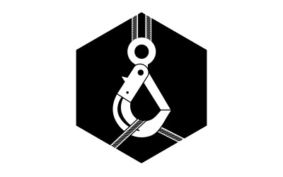 Żuraw Logo Construction Vector Symbol 16