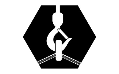 Żuraw Logo Construction Vector Symbol 8