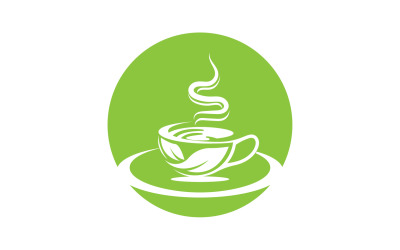 Green Tea Drink Logo Vector Template 21