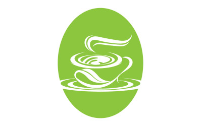 Green Tea Drink Logo Vector Template 46