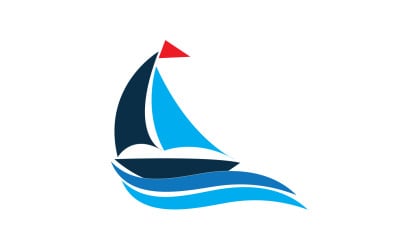 Ocean Cruise linear Ship Silhouette logo Vector 17