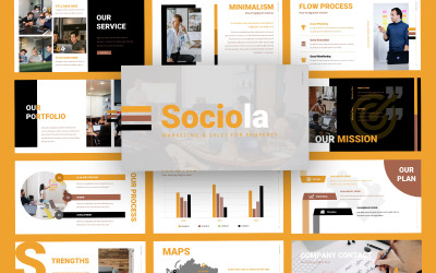 Sociola Business PowerPoint Template