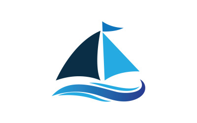Ocean Cruise linear Ship Silhouette logo Vector 25
