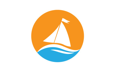 Ocean Cruise linear Ship Silhouette logo Vector 58