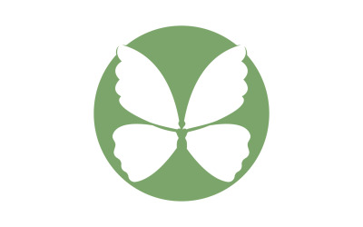 Beauty Flying Women Vintage Butterfly Logo 32