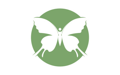 Belleza Mujeres Voladoras Vintage Mariposa Logo 29