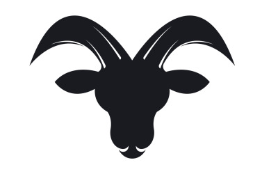 Chèvre Logo Template Vector Icon Illustration Design 10