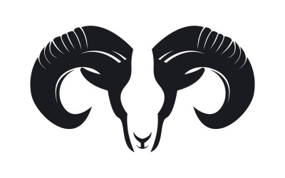 Goat Logo Template Vector Icon Illustration Design 17
