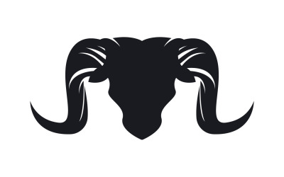 Goat Logo Template Vector Icon Illustration Design 1