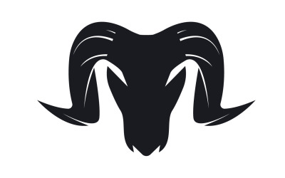 Goat Logo Template Vector Icon Illustration Design 6