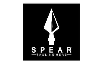 Spear Logo Lcon Ilustração Vetorial Design 15