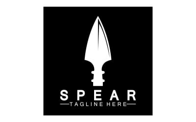 Spear Logo Lcon Vector Illustration Design 11