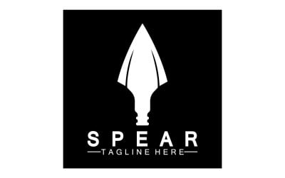 Spear Logo Lcon Vector Illustration Design 13
