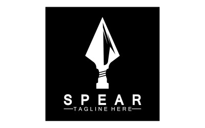 Spear Logo Lcon Vector Illustration Design 21