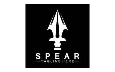 Spear Logo Lcon Vector Illustration Design 23