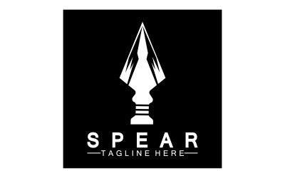 Spear Logo Lcon Vector Illustration Design 24