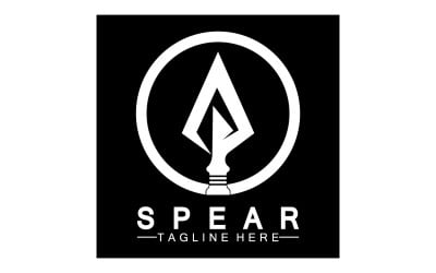 Spear Logo Lcon Vector Illustration Design 25