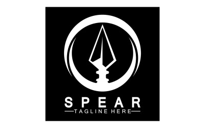 Spear Logo Lcon Vector Illustration Design 26