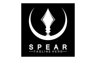 Spear Logo Lcon Vector Illustration Design 27