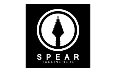 Spear Logo Lcon Vector Illustration Design 29