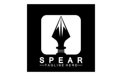 Spear Logo Lcon Vector Illustration Design 33
