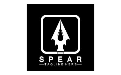 Spear Logo Lcon Vector Illustration Design 35