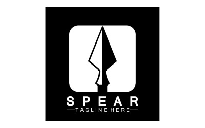 Spear Logo Lcon Vector Illustration Design 36