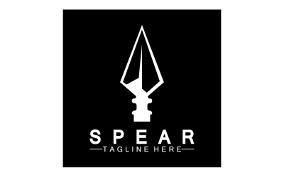 Spear Logo Lcon Vector Illustration Design 3