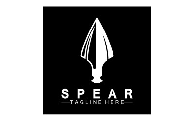 Spear Logo Lcon Vector Illustration Design 7