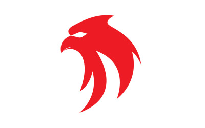 Modello vettoriale di disegno del logo dell&amp;#39;icona dell&amp;#39;aquila 7