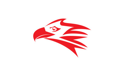 Modelo de vetor de design de logotipo de ícone de águia 11