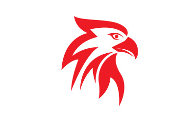 Plantilla de vector de diseño de logotipo de icono de águila 16
