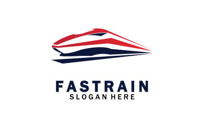 Train Logo Vector Illustration Design Fast Train Logo 6