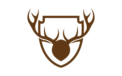 Creative Deer  Shield Logo Design Symbol Vector Illustration 10