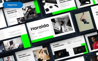 Haralda - Modèle de présentation d&amp;#39;entreprise
